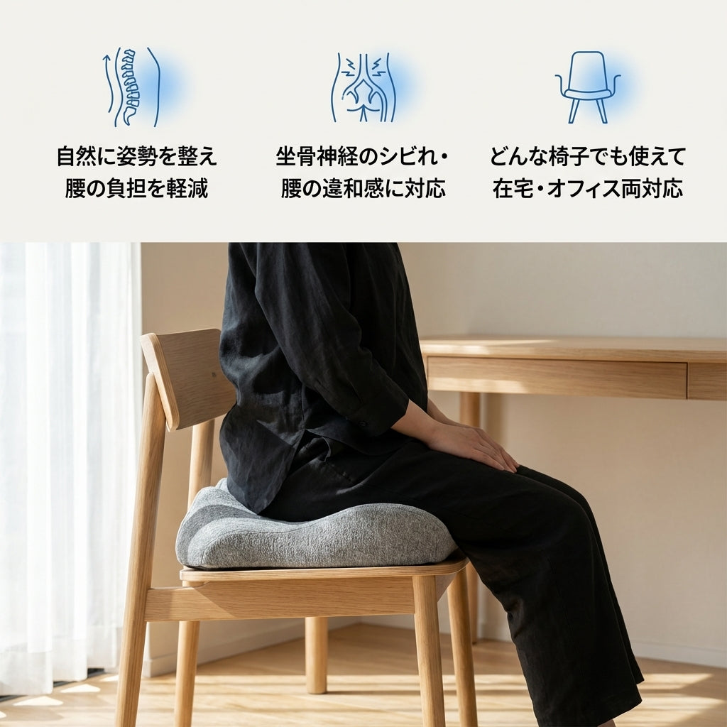 姿勢改善シートクッション